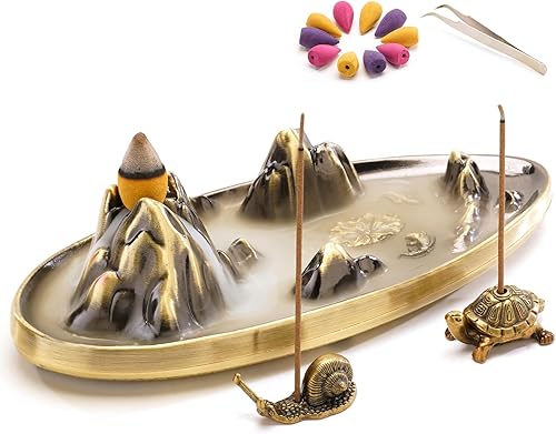 Soporte de incienso para incienso en cascada, soporte de incienso para palos, soporte para palitos de insencia, quemador de incienso, quemador de