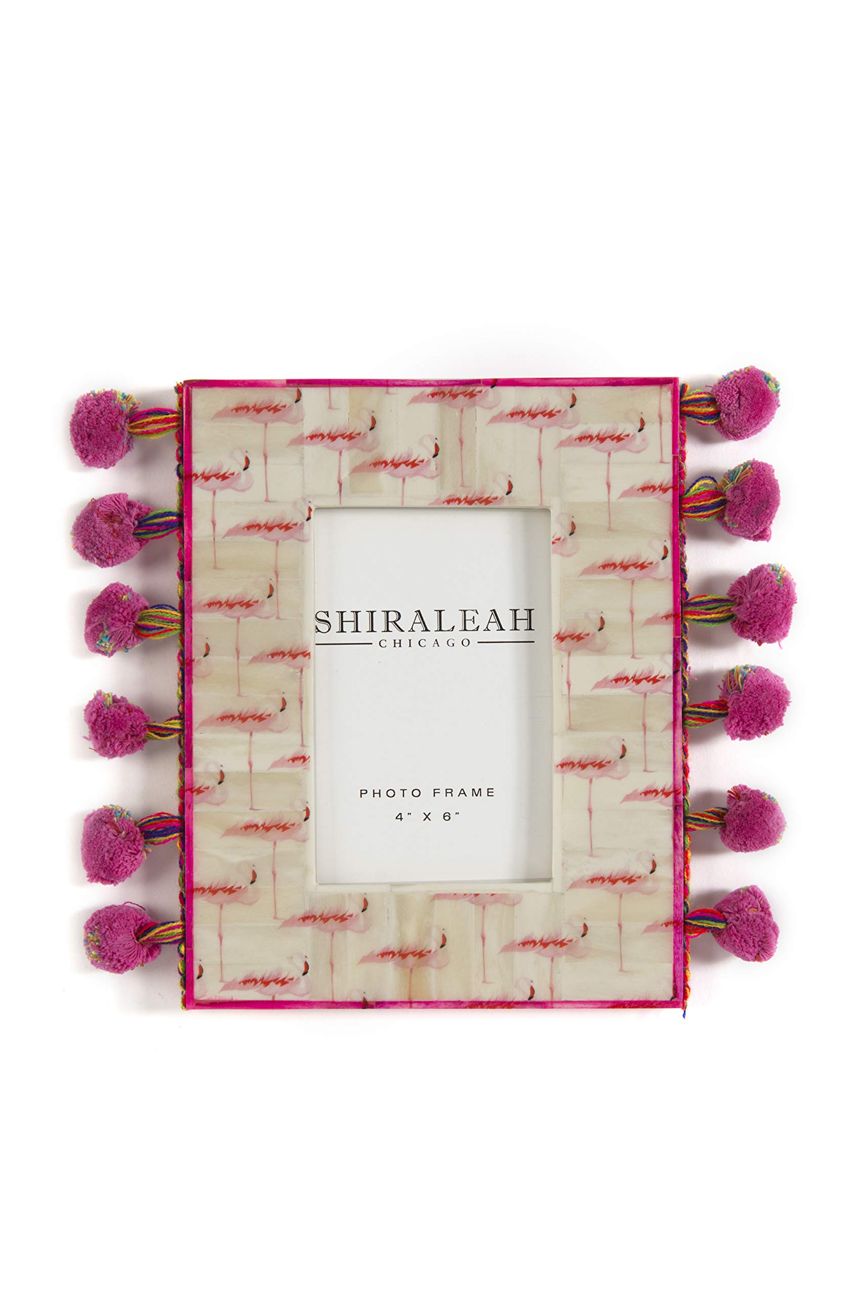Shiraleah Home Picture Frame, Bone, Pink