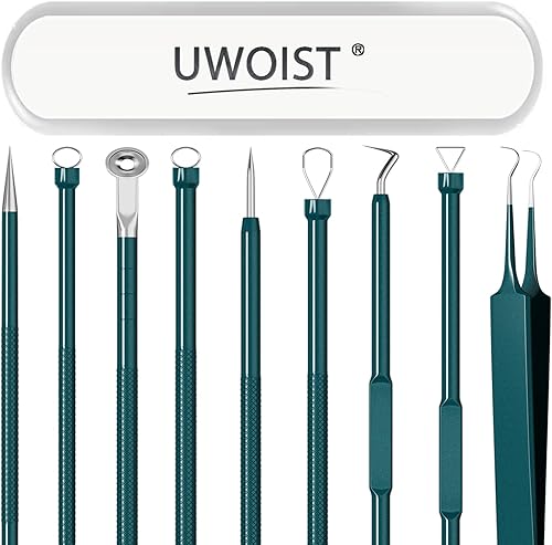 Herramientas para eliminar puntos negros, kit de herramientas para reventar espinillas, kit de eliminación de acné para puntos blancos, manchas,