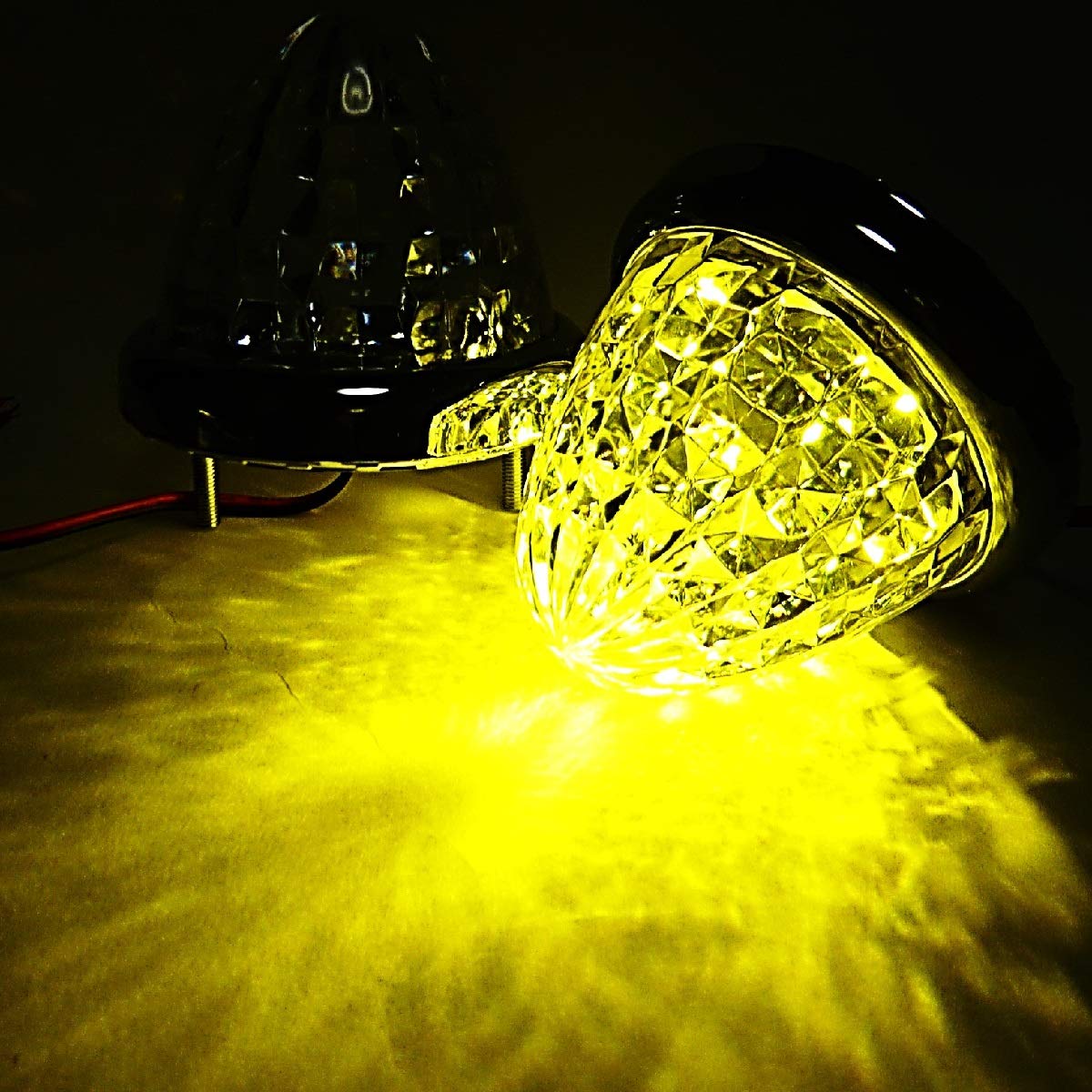 Amazon.co.jp: 24V LED マーカーランプ サイドマーカー メッキリング 