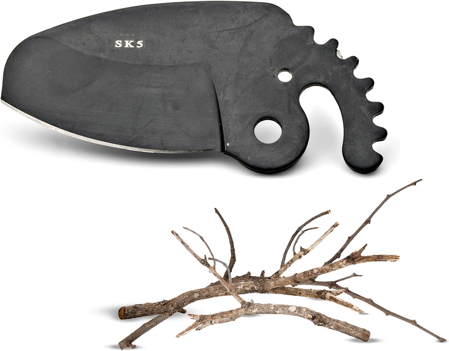 Anvil Lopper Replacement Blade - Large Coated Alloy Steel Blade for Double Ratcheting Anvil Loppers for Tree Trimming Heavy Duty Pruners - Gardening Tools by Kings County Tools