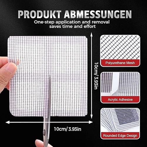 Miniatura 2 de Protector de drenaje de ducha desechable 2026 - Protector de drenaje de piso de baño de pantalla cuadrada (10 unidades)