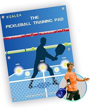 Pickleball Training Aids Dink Pad, Practice Pickleball Skill for Indoor and Outdoor Training Court