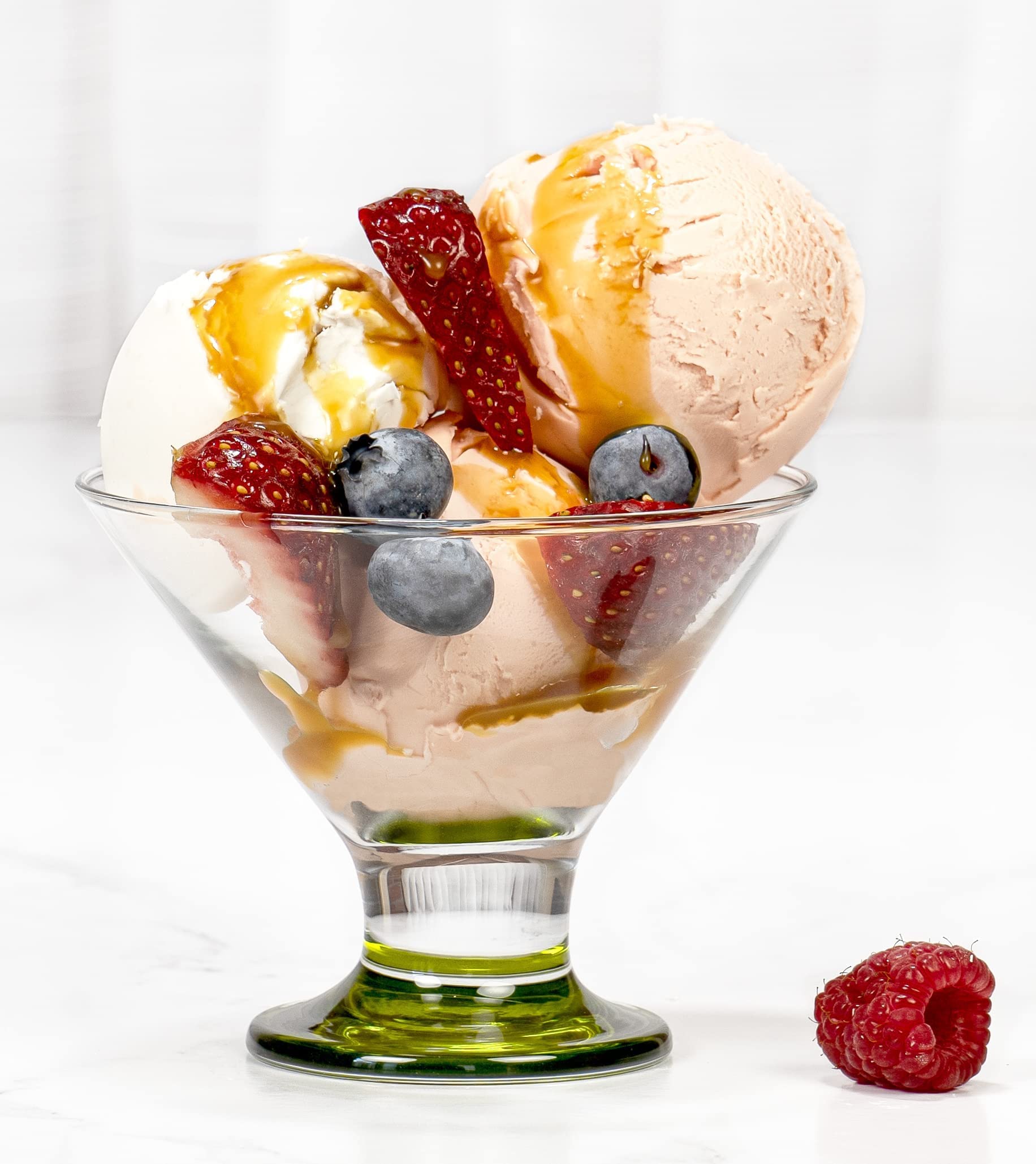 10 Ciotoline In Vetro Per Dessert - 75ml, Per Salse, Gelato, Macedonia - Foto 6