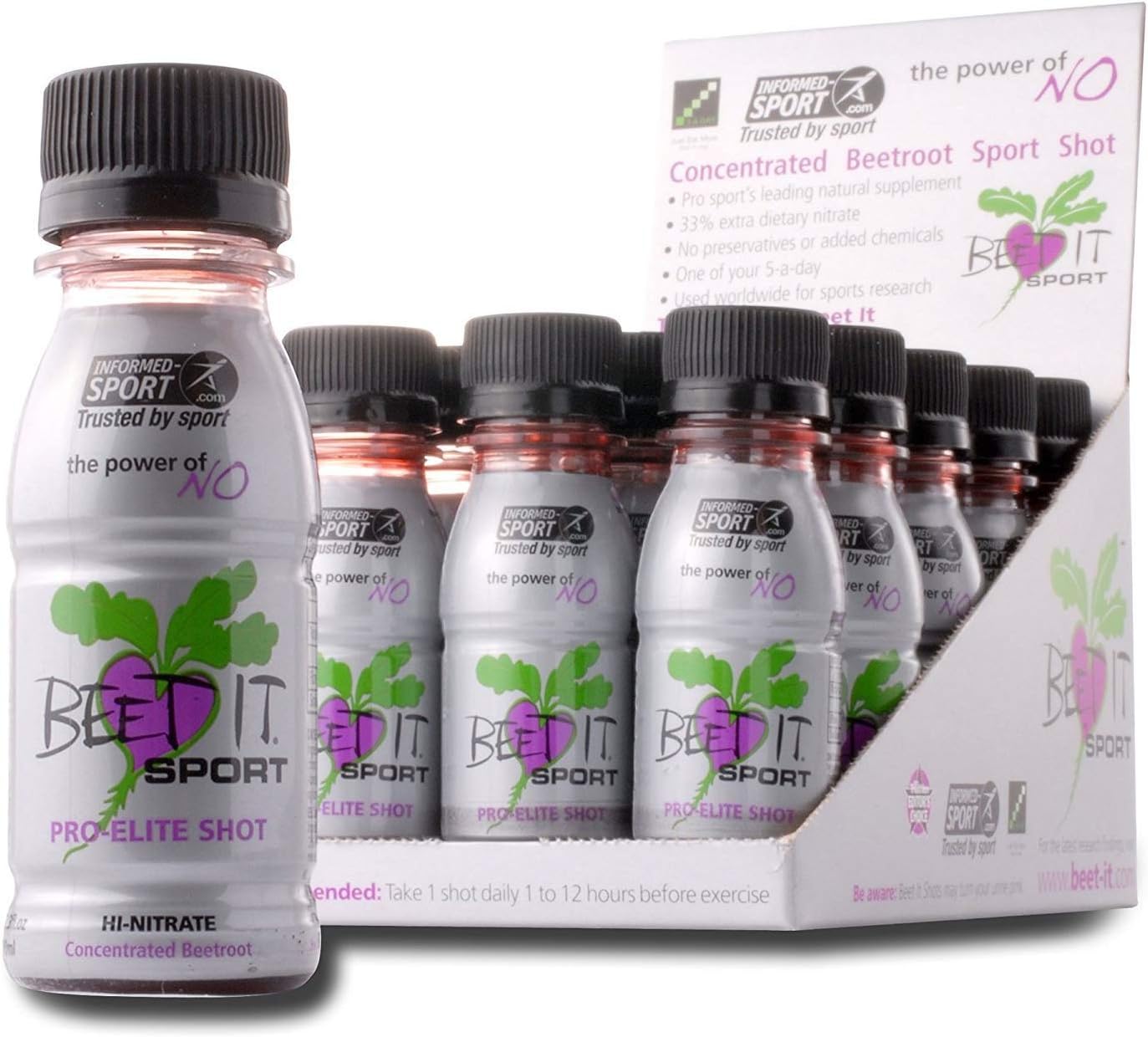 Beet IT Sport: Hi Nitrate Concentrated Beetroot Shots 15 x 70ml (Pack of 2)