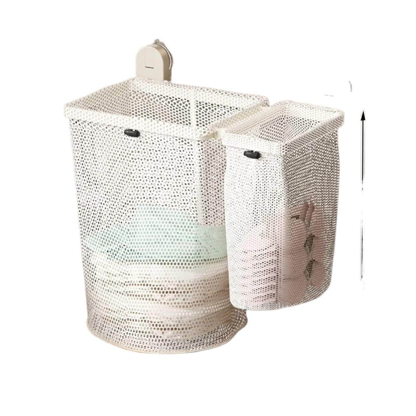 Hanging Laundry Hamper Foldable Laundry Basket Wall Mounted