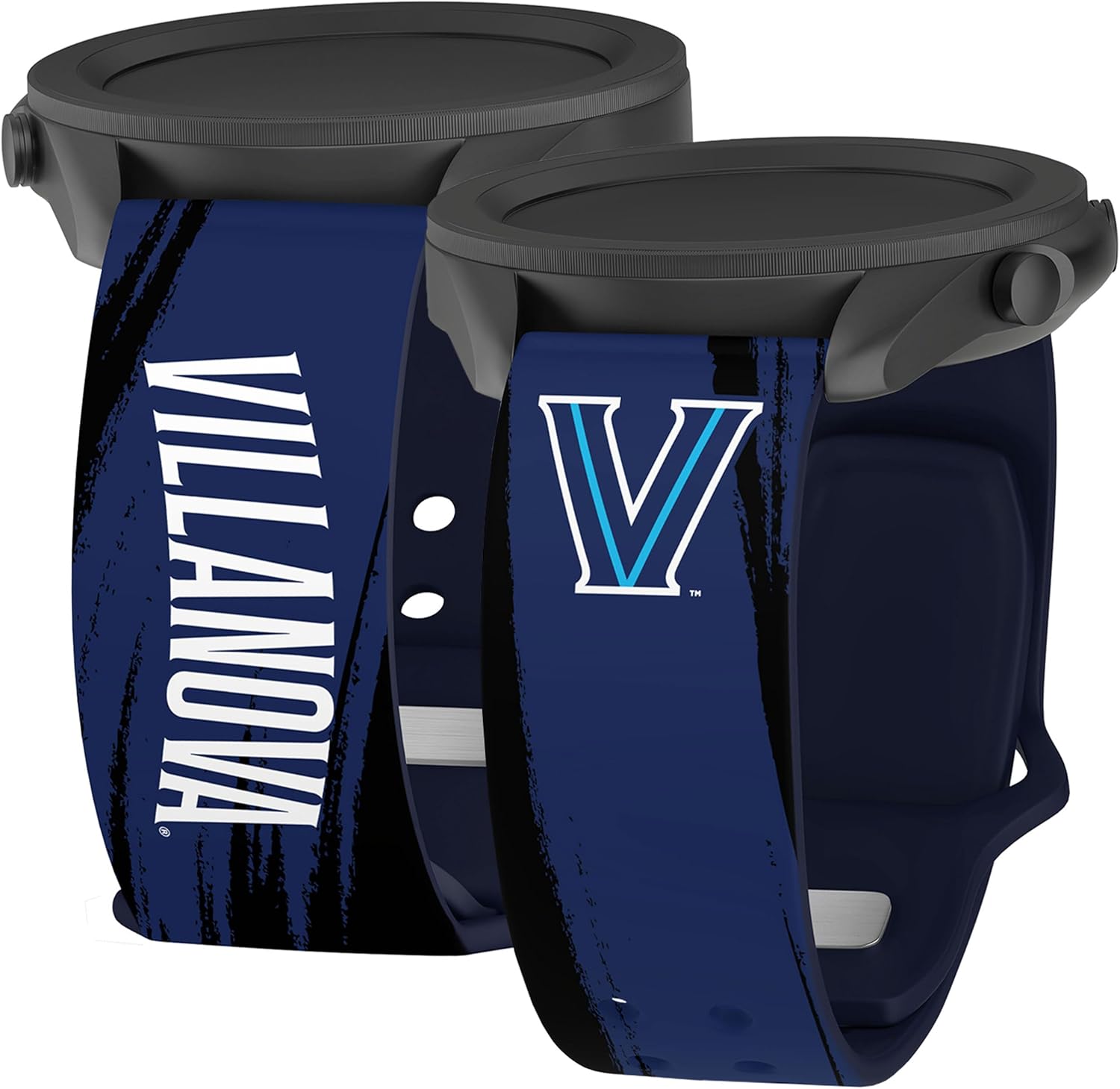 Affinity Bands Villanova Wildcats HD Paint Stripe Watch Band Compatible with Samsung Galaxy Watch (22mm Long)
