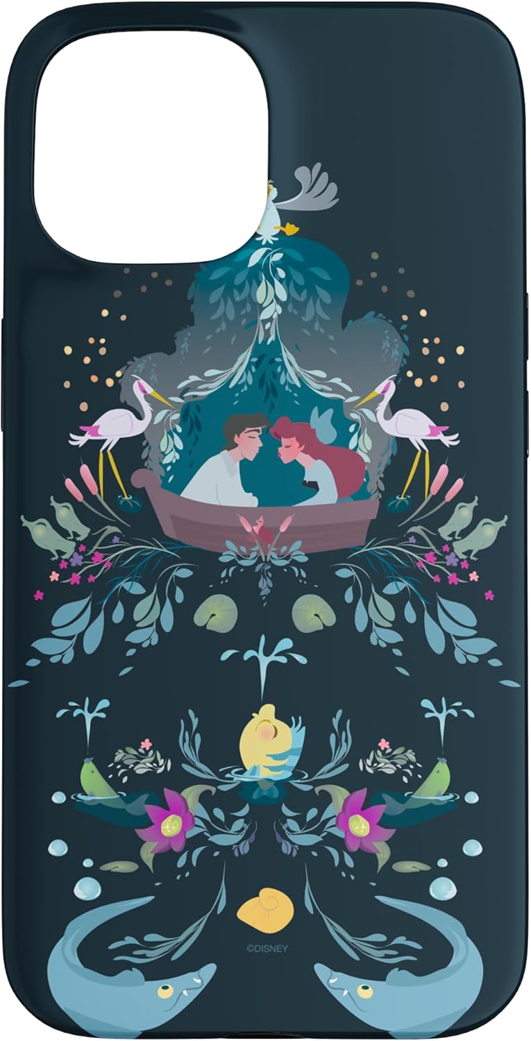 Disney The Little Mermaid Ariel Prince Eric Kiss The Girl Case for iPhone 16 Pro