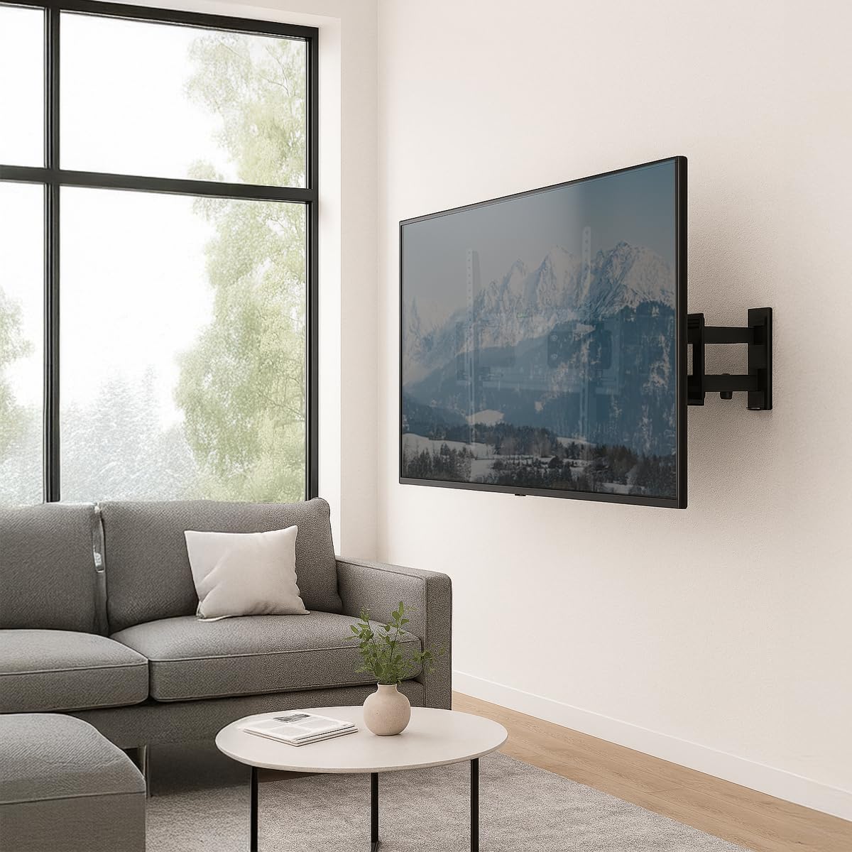 MyWall H26-2L TV-supporto da parete 94,0 cm (37) - 177,8 cm (70) Neigbar+Schwenkbar, Rotierbar