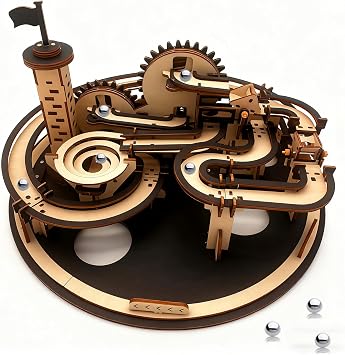 3D Puzzle for Adults Wooden DIY Crafts Kit Wood Mechanical Model Kits to Build Gift for Women Men Age 14+ Years Old