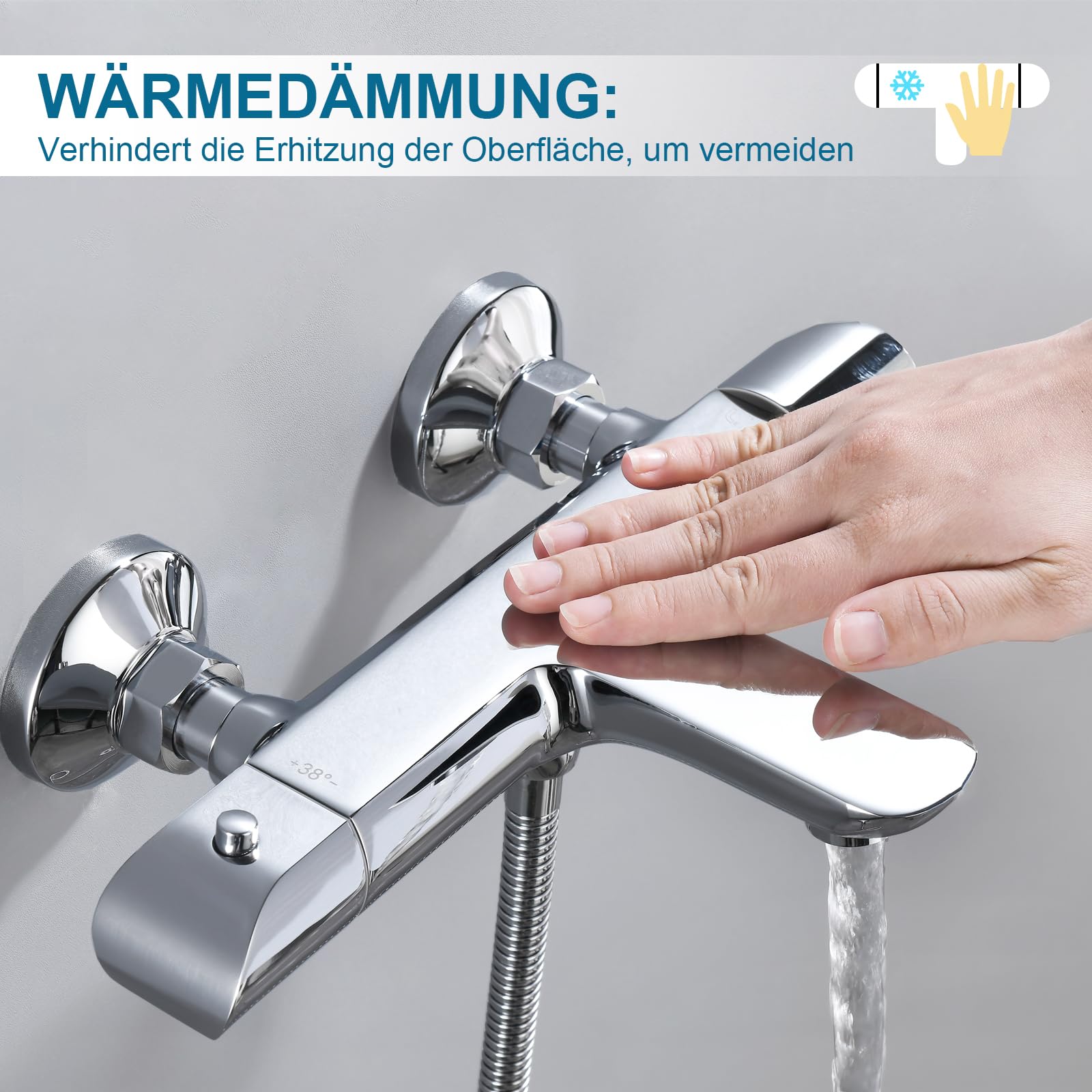 Griferia Termostatica Grifo Termostatico BaÃ±era Y Ducha Grifo