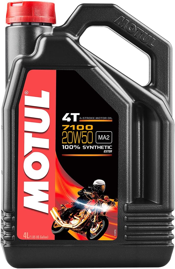 Motul 7100 4T Synthetic Ester Motor Oil - 20W50 - 4L. 836441 / 101380