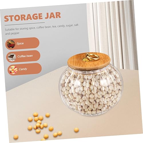 Miniatura 2 de Zerodeko Tarro de vidrio de calabaza, 2 uds, lata de alimentos de vidrio, tarro de alimentos, recipiente de sellado de cocina, tarros de vidrio