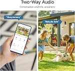 Fanxiang 2K Caméra de sécurité sans fil Caméra de batterie rechargeable extérieure WiFi, 300° La rotation des pans, AI Détection des mouvements, PIR, vision nocturne couleur, lumière, sirène, discours à deux sens, IP65, Stockage SD/Cloud