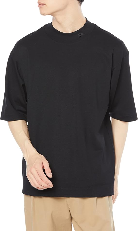 Amazon ラコステ Tシャツ 公式 5分袖モックネックサマーニットtシャツ メンズ Th079el Tシャツ カットソー 通販