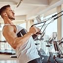 IRIS Exercise Handles, Cable Machine Attachments Resistance Bands Handles Multi-Training Bar gallery image