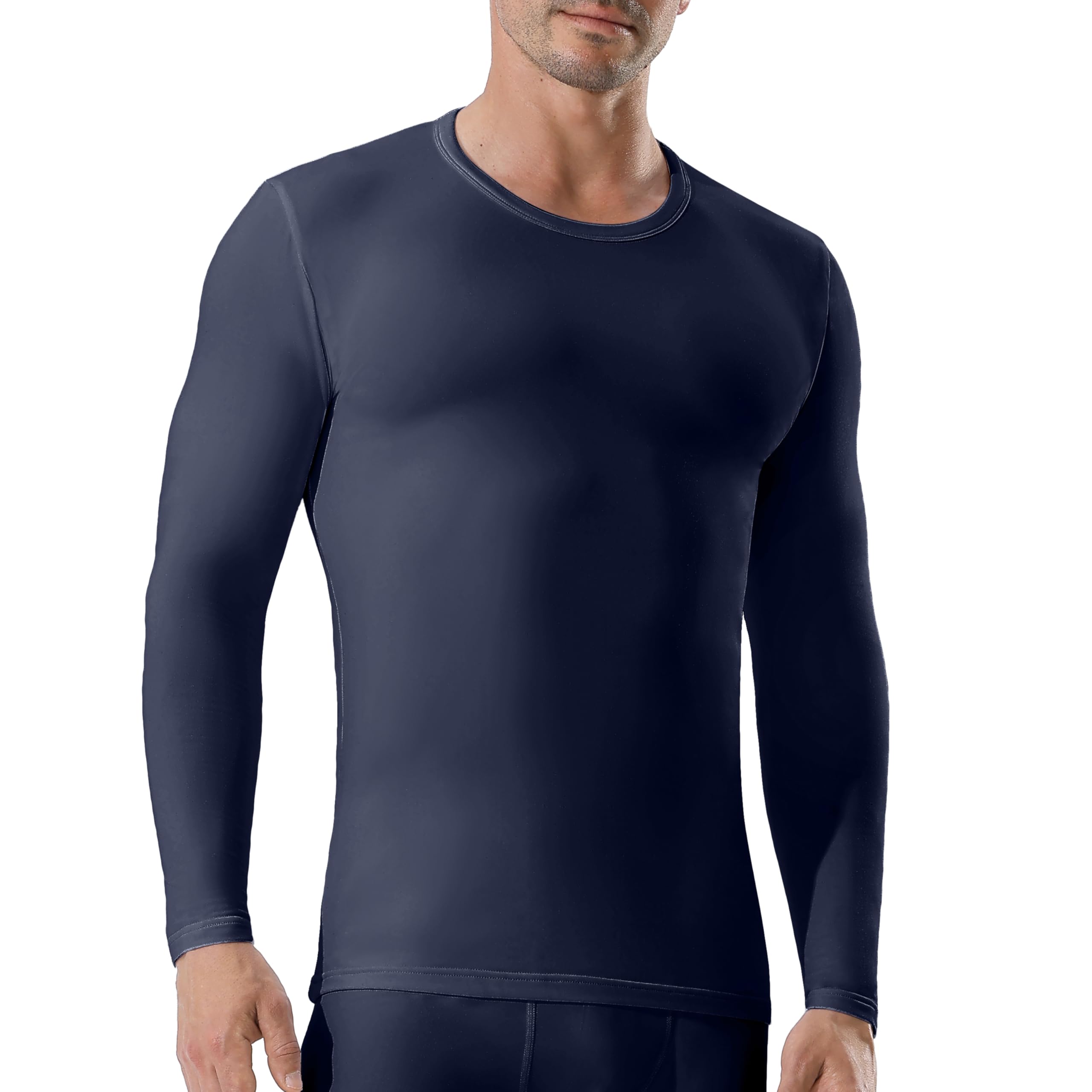 Channo Maglia Termica a Maniche Lunghe: Biancheria Intima Funzionale e Traspirante per Uomo per l'Autunno e l'inverno