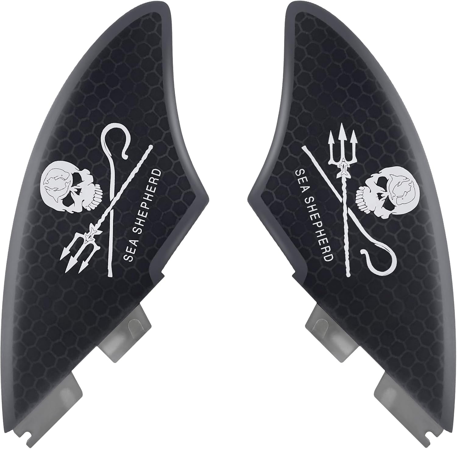 Twin Keels Dual Tabs Single Tab Keel Fins Surfboard Fins Twin Fin Smooth Fiberglass Surfing Key Bag Screws