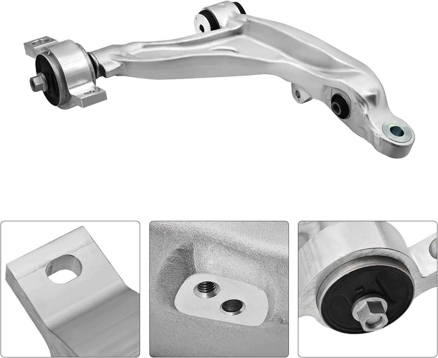 Front Left & Right Lower Control Arm w/Bushings Compatible with Lexus 2013-2020 GS200t GS300 GS350 GS450h RC200t RC300 RC350 RWD, 48640-30320 48620-30320 48075-30060 48076-30060