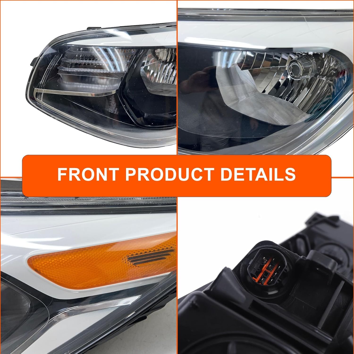 Left Driver Side Halogen Headlight Assembly For Kia Soul 2014-2019 KI2502167 92101-B2270 Not Come with Bulbs