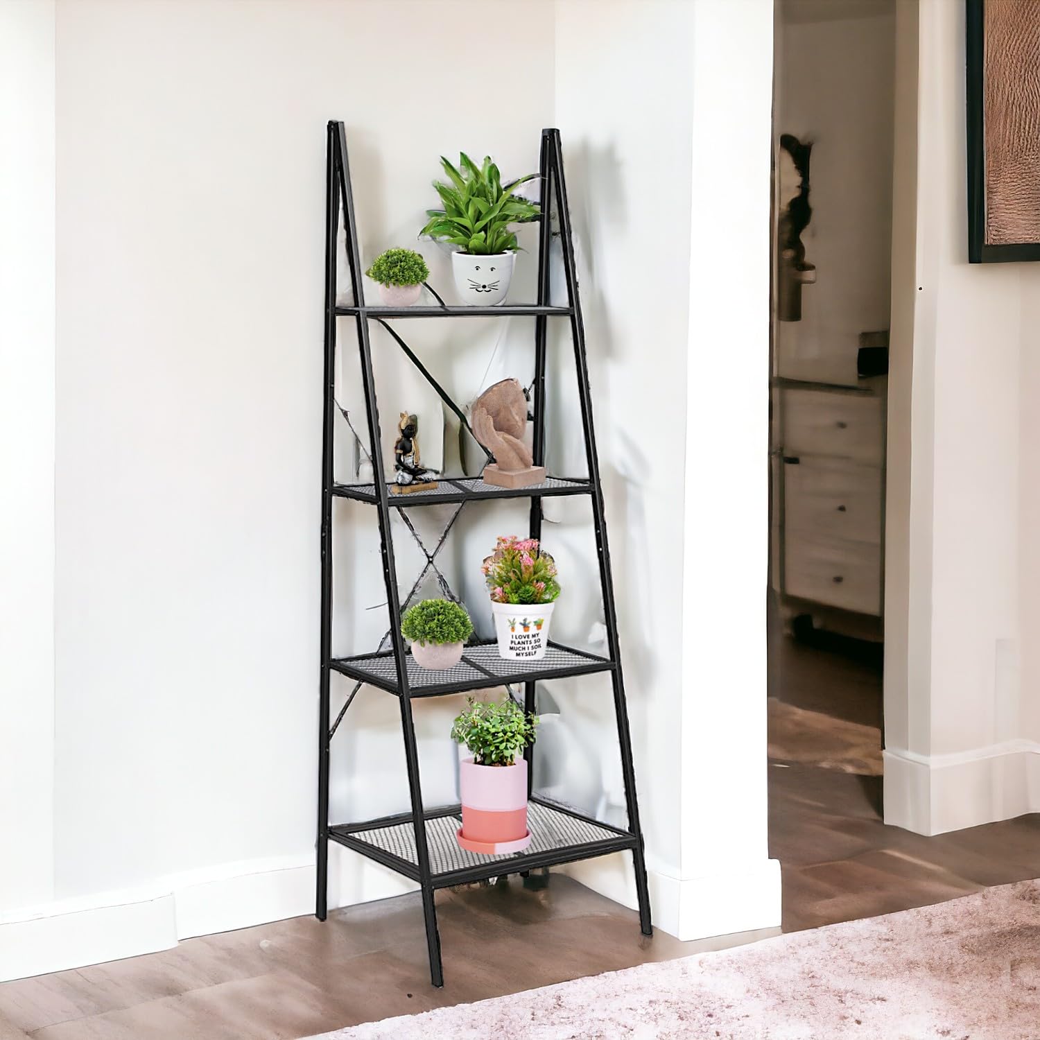 Bloom Plant Stand - Outdoor & Indoor Metal Stand -8