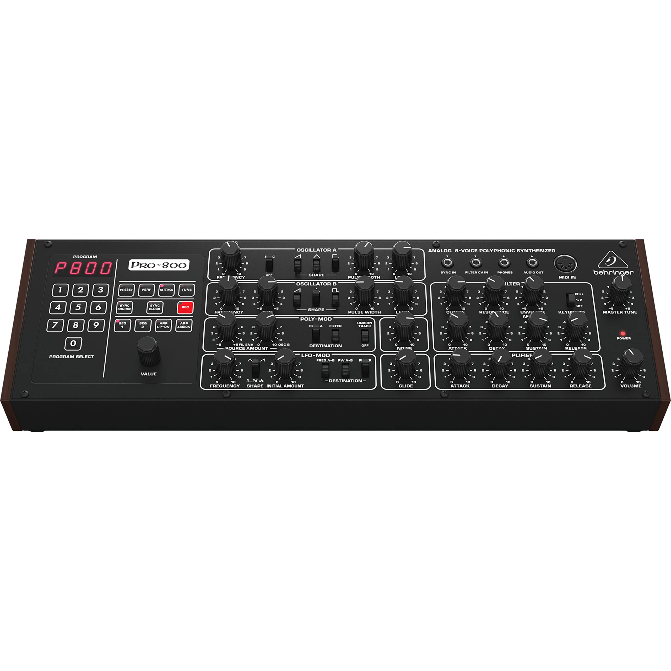 Amazon.com: Behringer PRO-800 Classic Analog 8-Voice Polyphonic