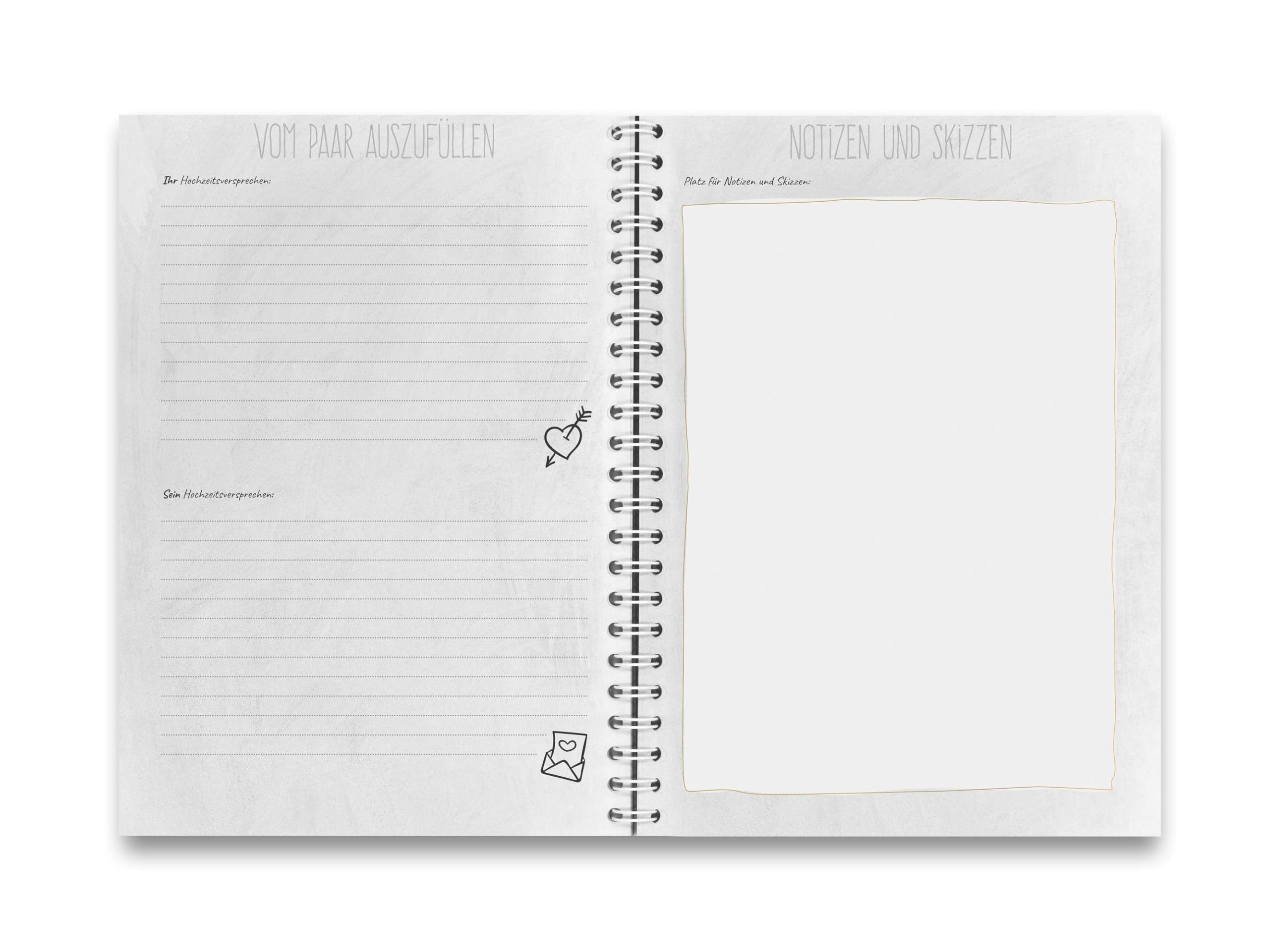 familiawedding black-Doodle- Design XXL Gästebuch zur Hochzeit: riesengroßes modernes schwarzes Hochzeitsgästebuch mit lustigen Fragen zum Ausfüllen (Hochzeitsgästebücher im XXL Format: A3)