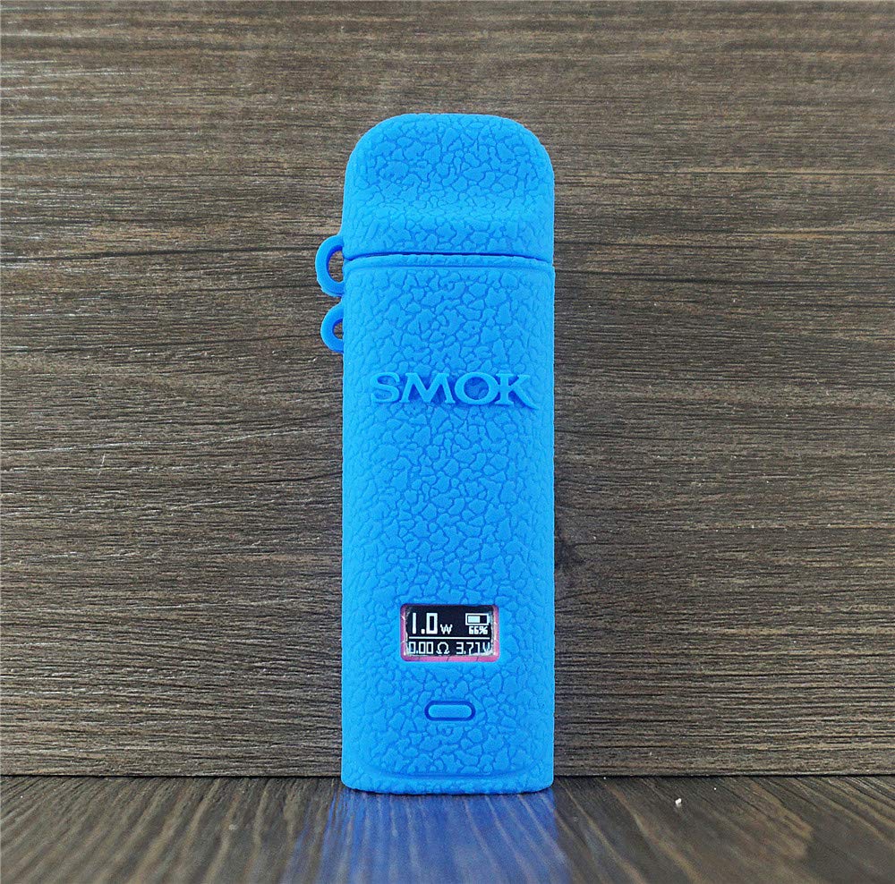 ORIN Smok Novo X Protective Case, Texture Silicone Case for Smok Novo X 25W AntiSlip Cover Shield Sleeve Wrap Decal Skin(Blue)