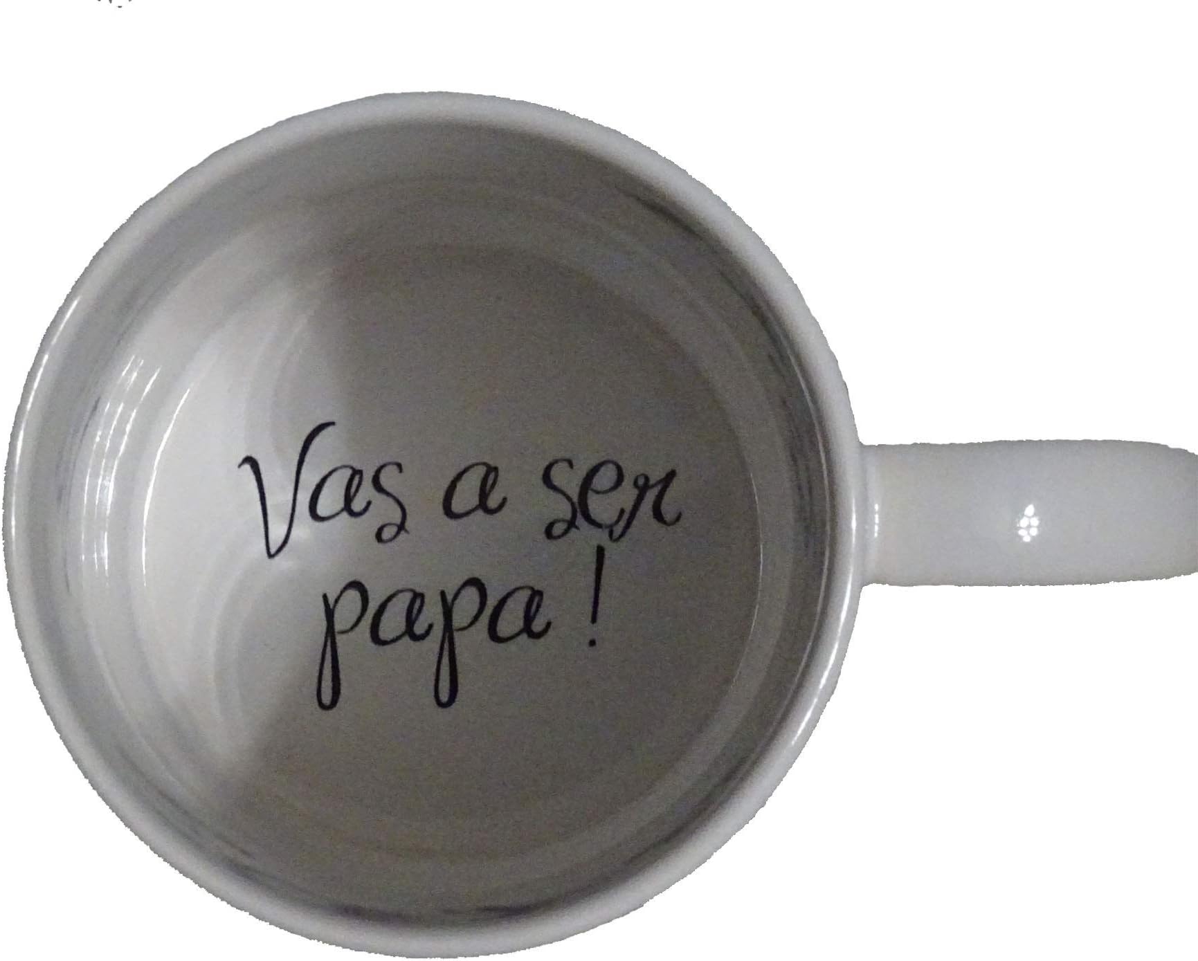 Aeiniweraabbcc AMAHLE TOMENGBEI Yifantacy Vas a ser papa, You're Going to be a Dad Coffee Mug, Pregnancy Announcement, pregnancy reveal, Bottom, hidden message, secret message, Coffe cup
