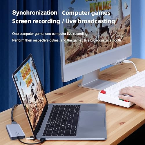Miniatura 5 de Hagibis Tarjeta de captura de video con salida de bucle 4K, 60 Fps HDMI a 1080P a 60Hz USB-C y USB con audio para Switch Xbox PS45 Transmisión en