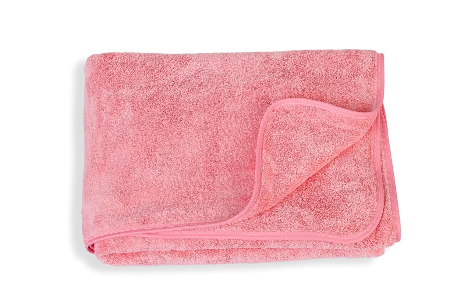 Toallas de baño de microfibra (70 x 140 pulgadas), felpa extrasuave y de secado rápido, alta absorción, con toallas de baño de gran tamaño (paquete de 1) (rosa)