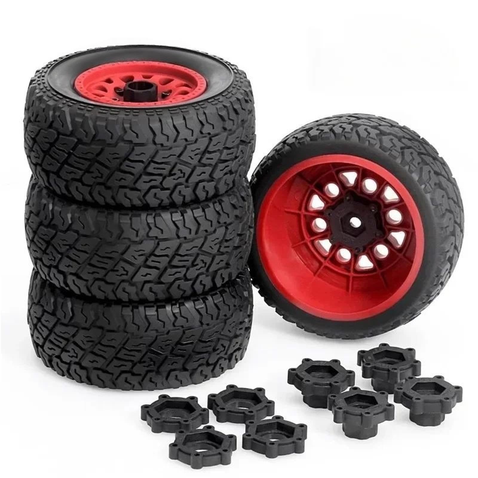 Ruedas Goma Camión Recorrido Corto 4 Uds para Traxxas para Slash 1/10 RC