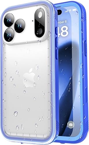 Miniatura 59 de SPORTLINK Funda para iPhone Air, IP68, impermeable, protección militar, cuerpo completo, resistente, a prueba de golpes, sellado 360, a prueba