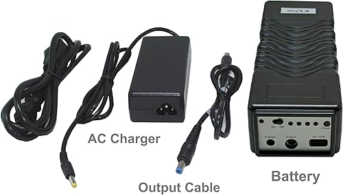 Miniatura 5 de Batería recargable de alta capacidad de 12 V y 5 V (150 Wh, o 40500 mAh) con función Mini UPS de 12 V - BiXPower iP150-12V