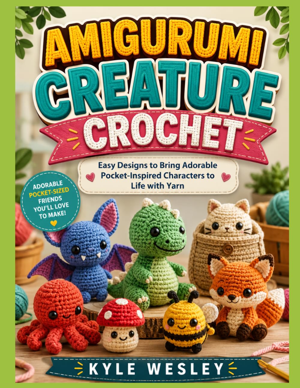 AMIGURUMI CREATURE CROCHET: Easy Designs to Bring Adorable Pocket-Inspired Characters to Life with Yarn