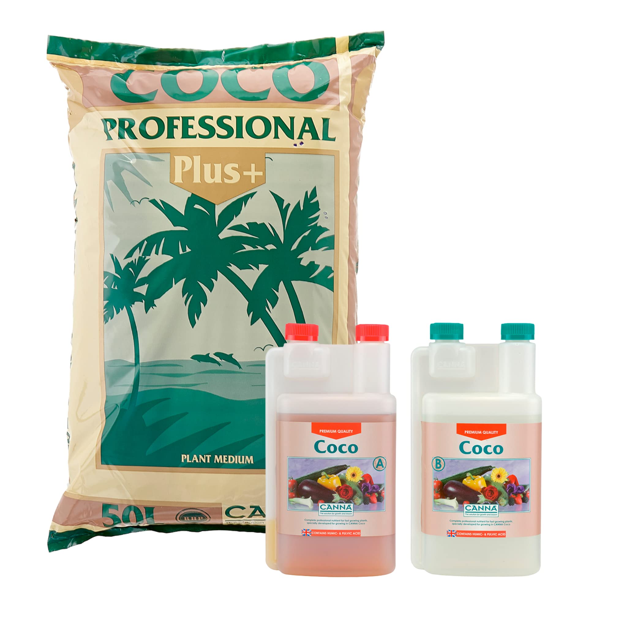 Canna Coco Professional 50 Litre Bag & Canna Coco a+b 1 Litre