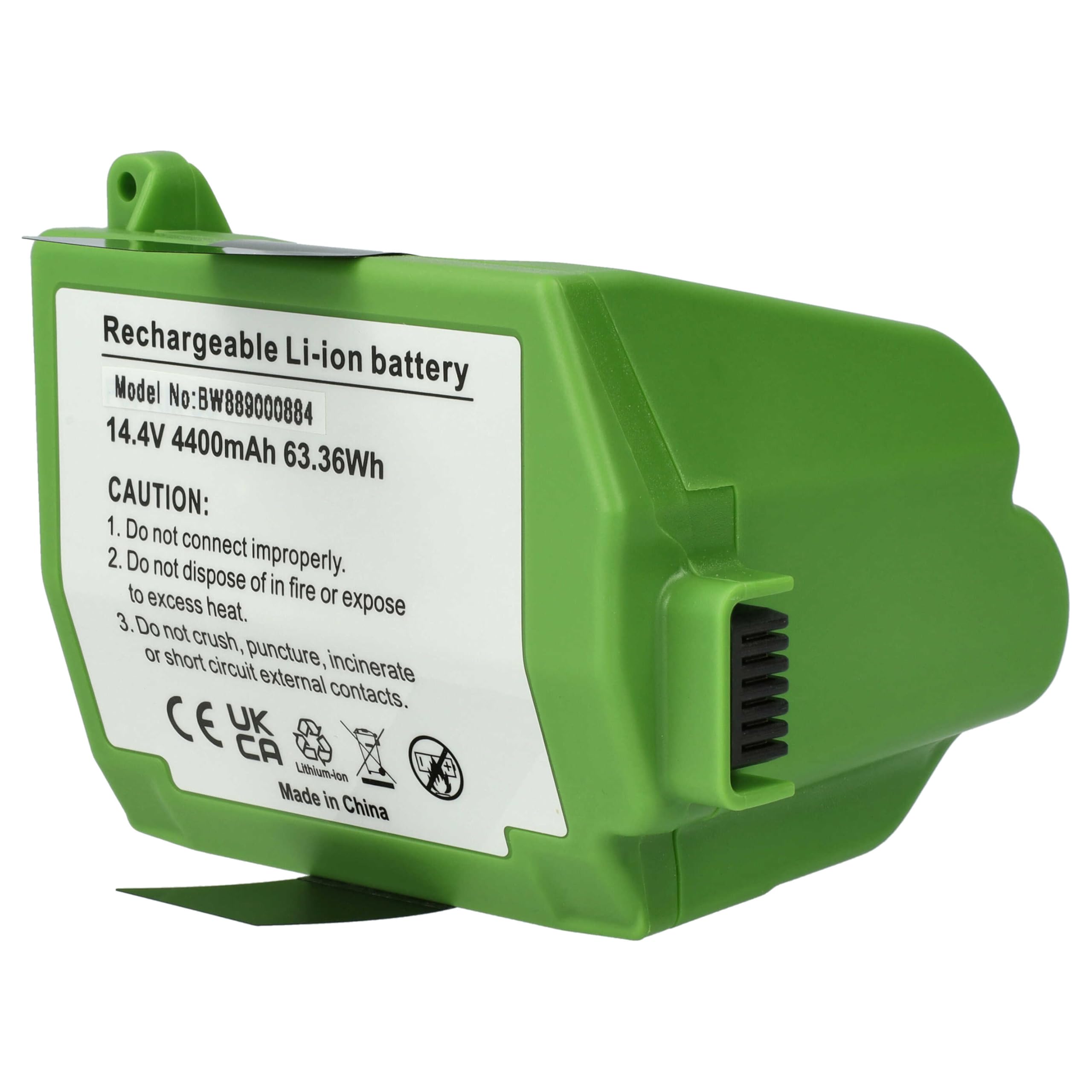 vhbw Batería Compatible con iRobot Roomba S9+, s9 Robot Limpieza (4400 mAh, 14,4 V, Li-Ion)