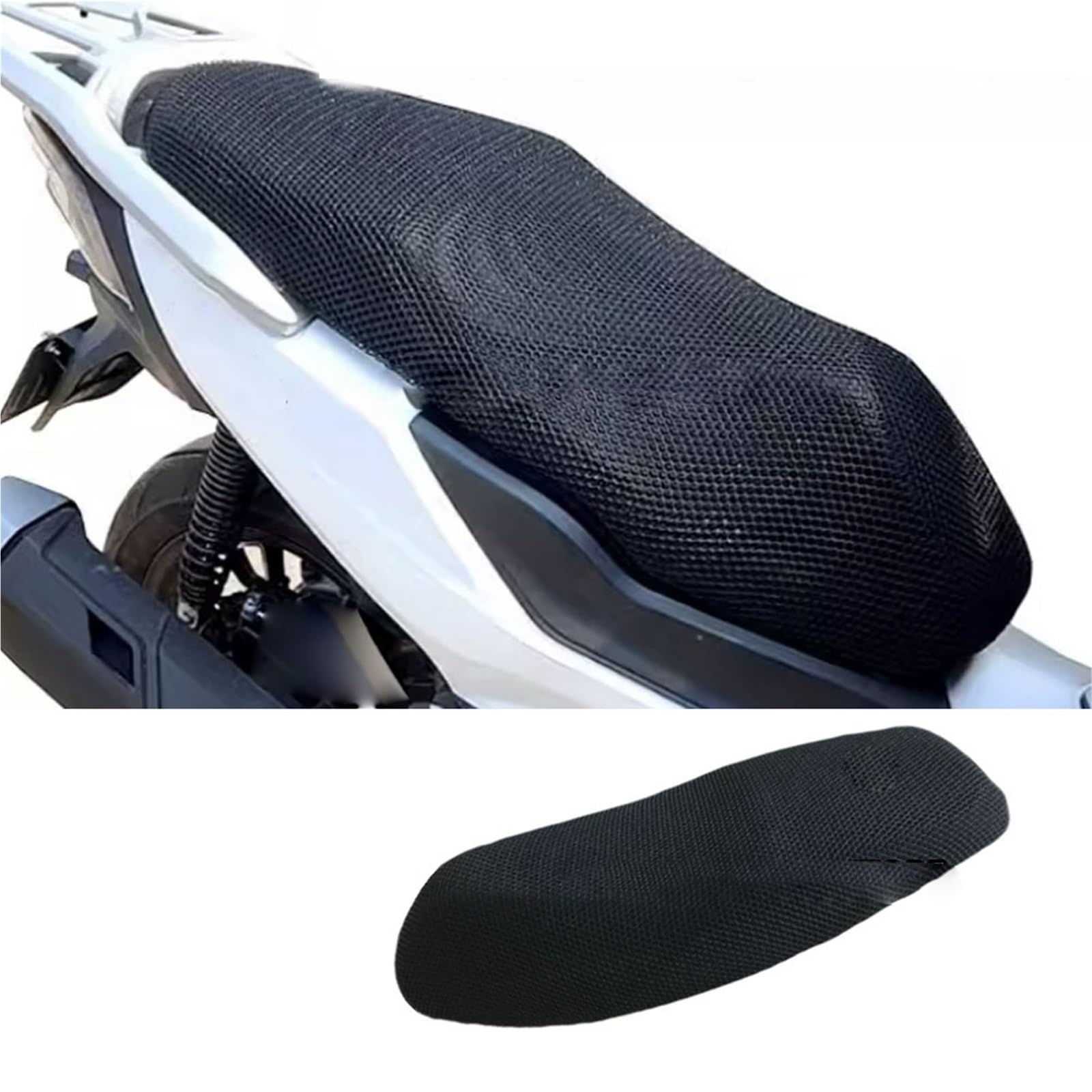 Moto 3D Protezione Solare Traspirante Maglia Di Cuscino Per Loncin Per VOGE SR1 125ADV SR150S Tessuto Nylon Sella Copertura Sede