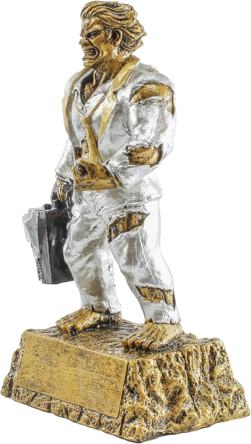 Decade Awards Monster Sales Trophy - Engraved Champion Sales Beast Award - Celebrate Conquering The Commerce Jungle with This Hulking Accolade - Customize Now (6.75 Inch Tall)