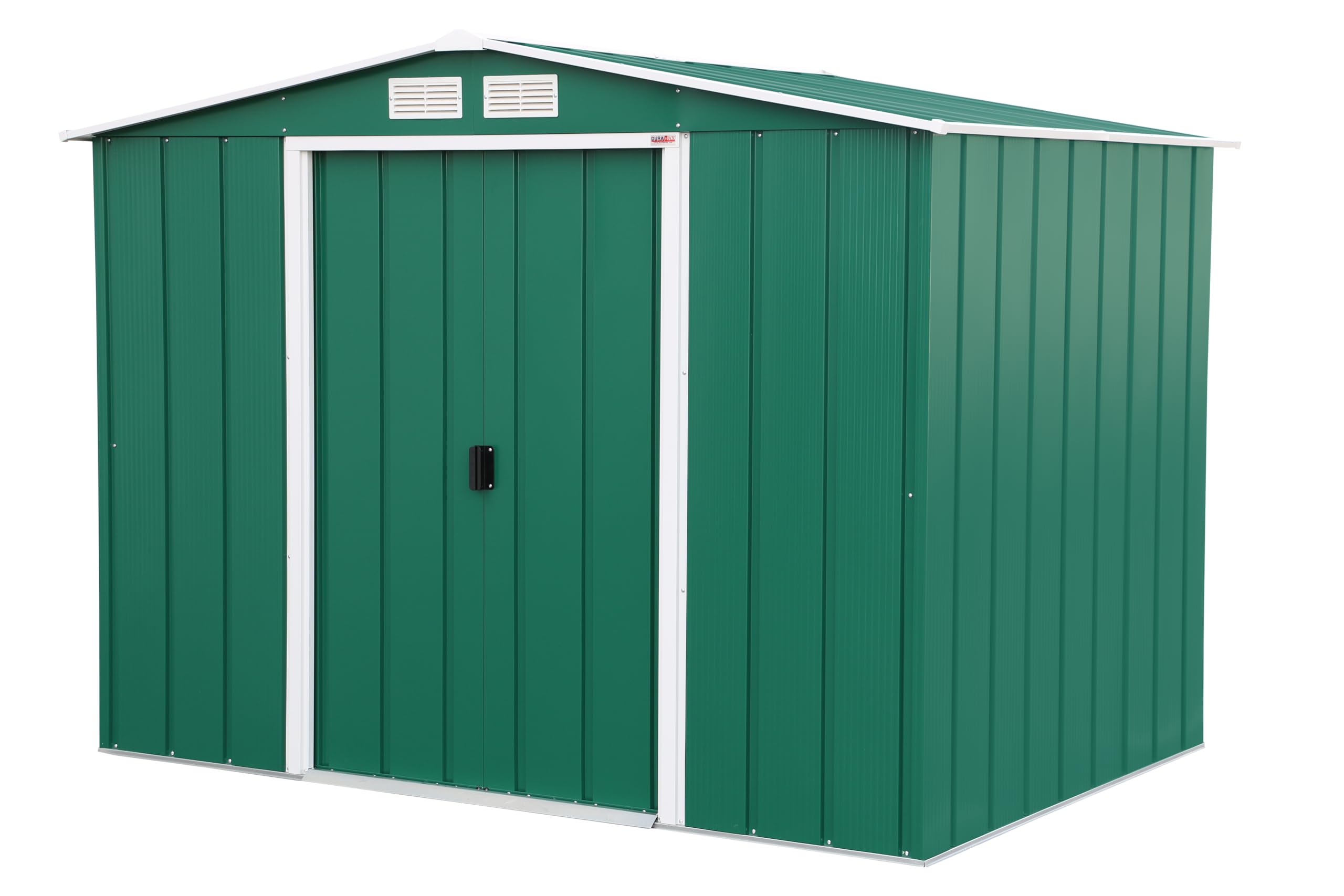 Duramax ECO 10 x 8 (7.80 m2) Metal Garden Storage Shed, Hot-Dipped Galvanized Metal Shed, Tool Storage Shed, Strong Reinforced Roof Structure, Maintenance-Free Metal Shed, Anthracite — view 29