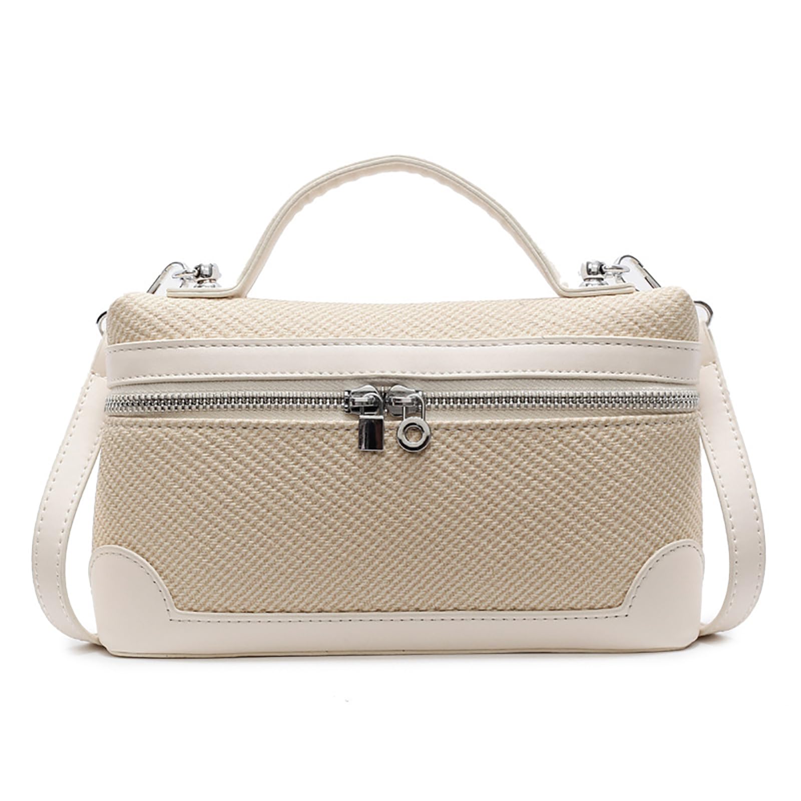 Crossbody Bag for Women Pouch Top-Handle Leather Bag Designer Shoulder Handbag Quiet Luxury Trendy Purse