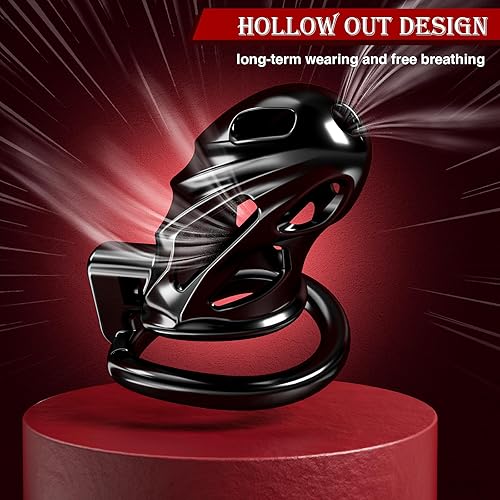 Miniatura 3 de Jaula de castidad masculina para pene  Dispositivo de castidad de metal para el pene para hombres Ejercicio de pene Equipo y accesorios de