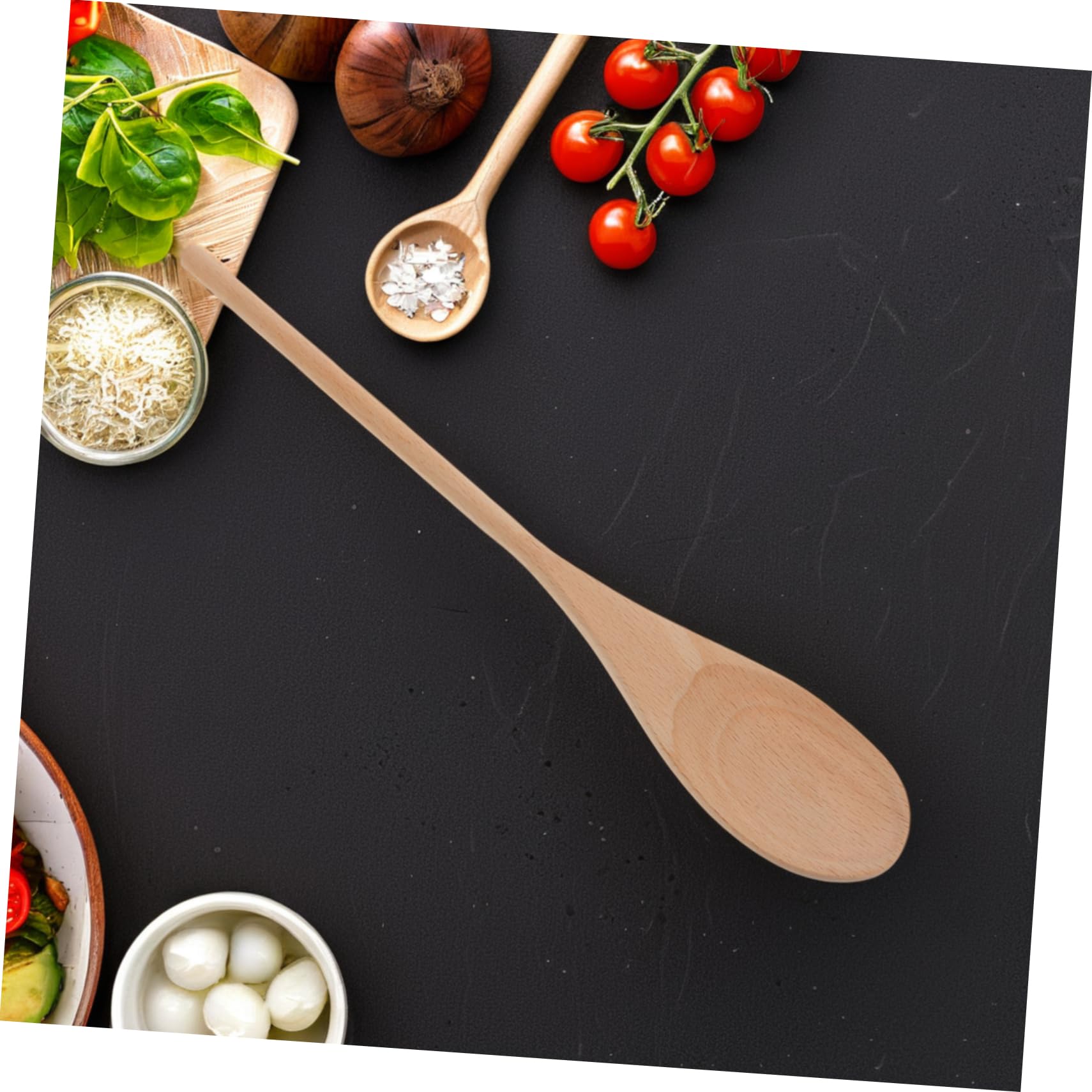 Cucchiaio di Legno da Cucina, 24 Pezzi Non Verniciati