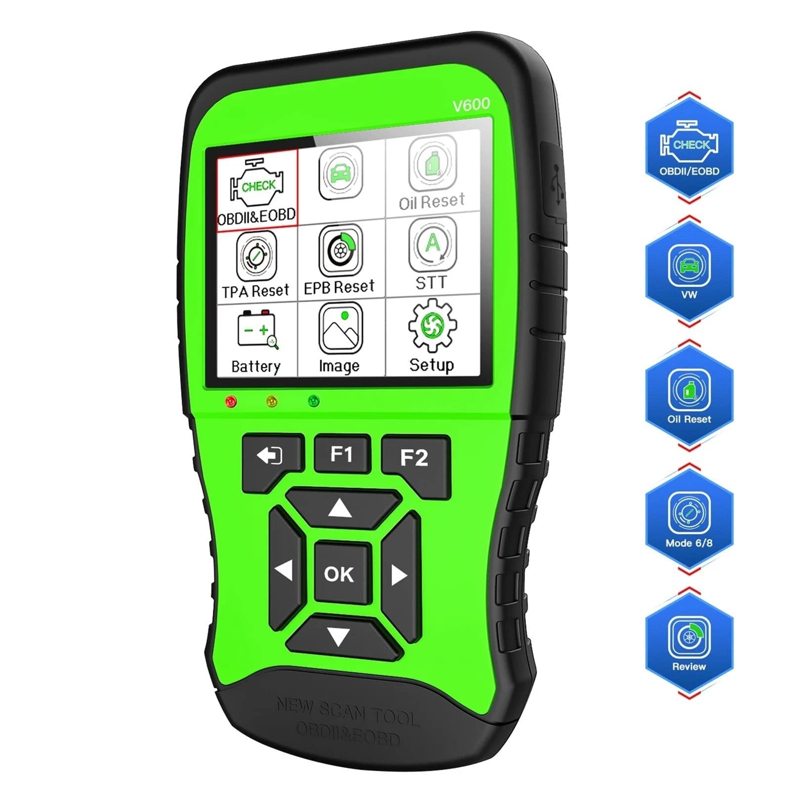 Scanner De Diagnostic Automobile Scanner OBDII EOBD Lecteur De Codes Outil De Diagnostic Automobile Outil De Lecture Effaçant Réinitialisant Les Codes Scanner OBD2