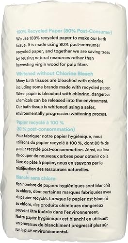Miniatura 4 de 365 by Whole Foods Market Pañuelo de baño 100 reciclado doble rollo 6 unidades paquete de 1