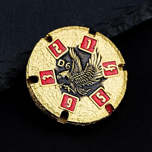 Miniatura 41 de DND - Juego de dados de metal para Dungeons and Dragons, dados de metal único DND, dados de poliedro D y D con caja para juegos de rol D20, D12