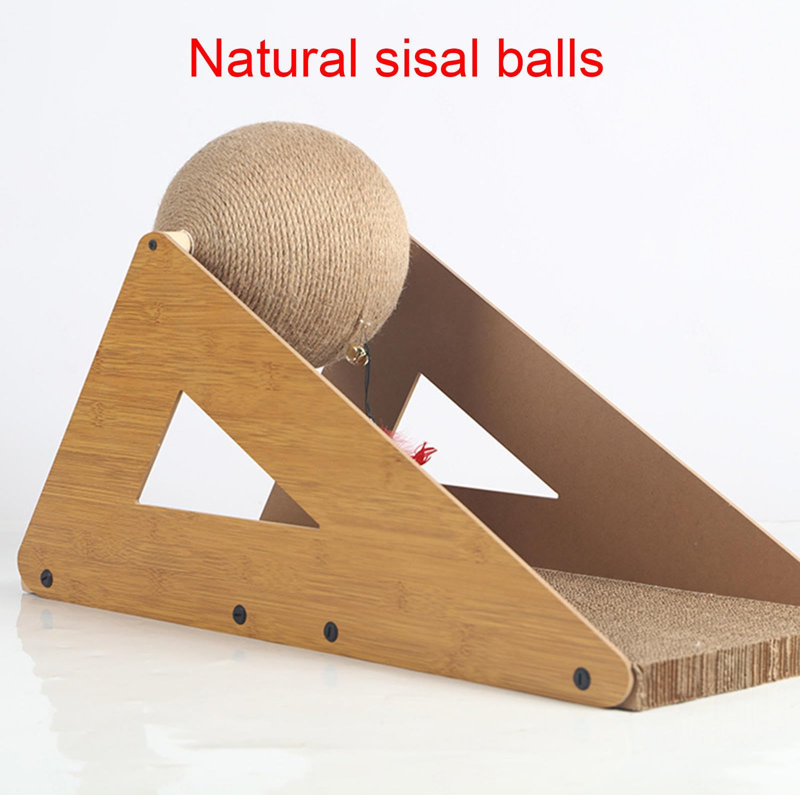 Katzenkratzball, Interaktives Katzenkratzpad, Spielzeug, Drehbarer Ball, Kratzständer für Haustiere, Spielzeug, Natürliches Sisal, Kätzchen, Kaninchen, Schleifklaue, Kratzbrett,medium