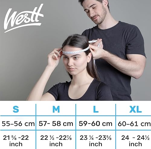 Miniatura 5 de Westt Casco abierto  Scooter Retro Vintage para hombres y mujeres  Casco de motocicleta 34 para ciclomotor, ATV, Cruiser, Café, certificado por DOT,