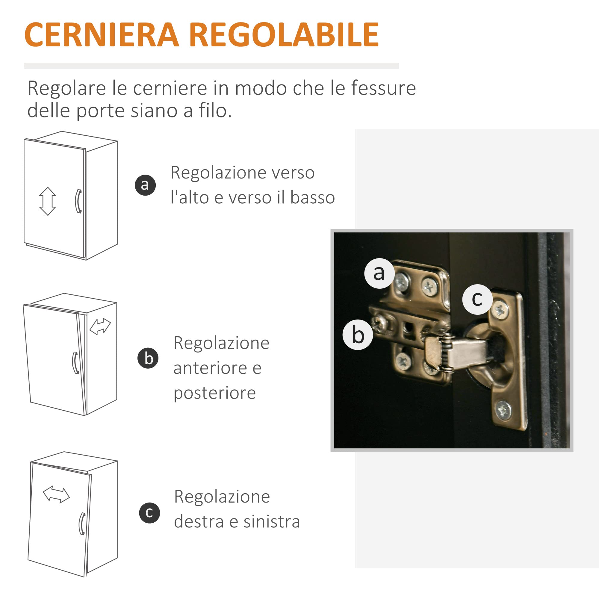 HOMCOM Armadietto Due Ante con Ripiano Regolabile, Piano d'Appoggio e Spazi Aperti in MDF e Legno, 80x40x94.3cm, Nero