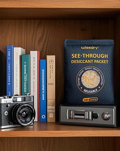 Miniatura 66 de 60 paquetes de gel de sílice de 0.18 onzas, bolsas deshumidificadoras recargables con agentes desecantes y perlas con indicador, de grado